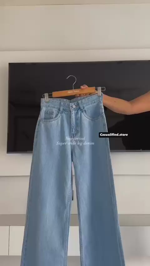 Wide led jeans